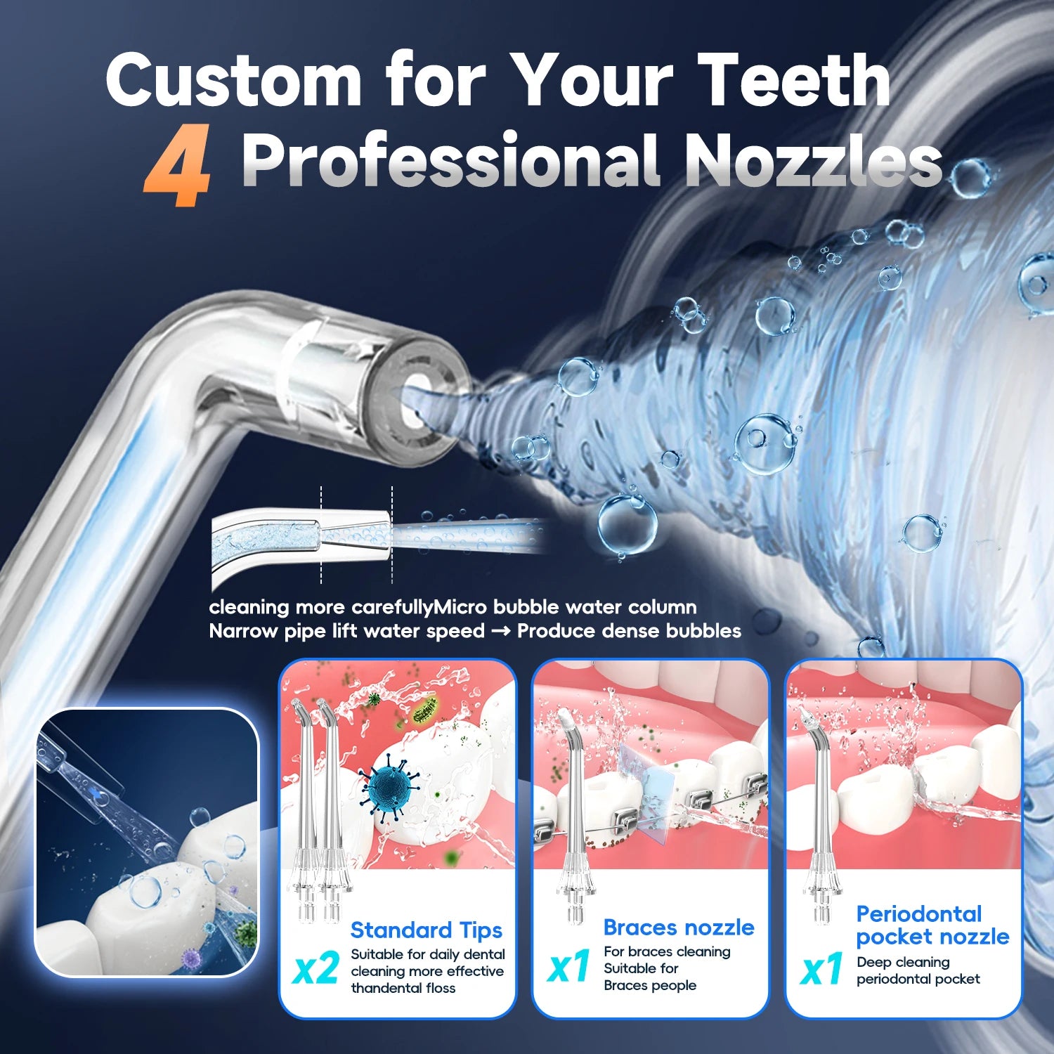 MACHO™ Precision Water Flosser